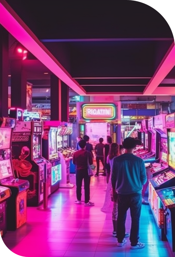 An arcade with games